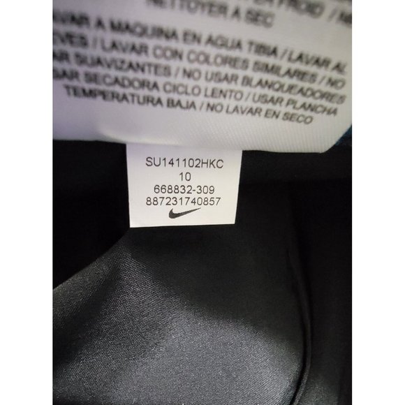 Nike Golf Women's Athletic Skirt w/ Shorts Dri-Fit Plaid Blue Size 10 NEW w/ Tag - Picture 15 of 16